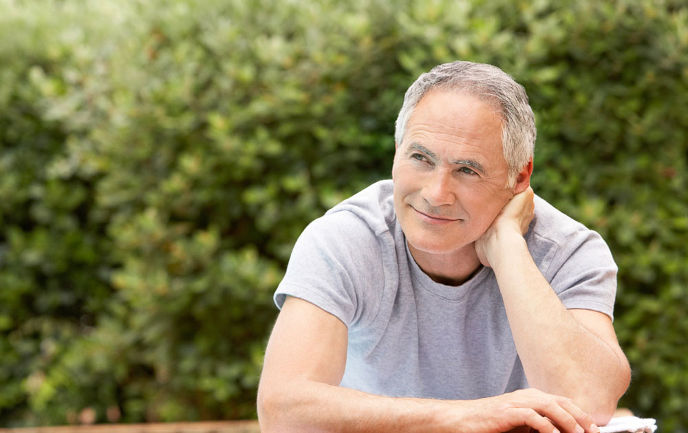 Testosterone Injections Before and After Photos Happy Older Man